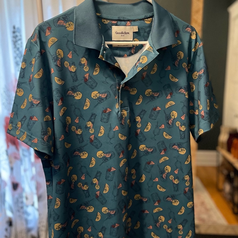Goodfellow Standard Fit Cocktail Polo